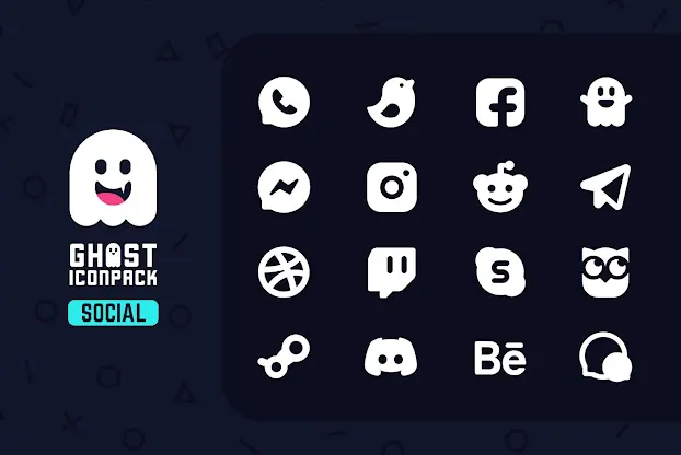 Ghost IconPack screenshot 7