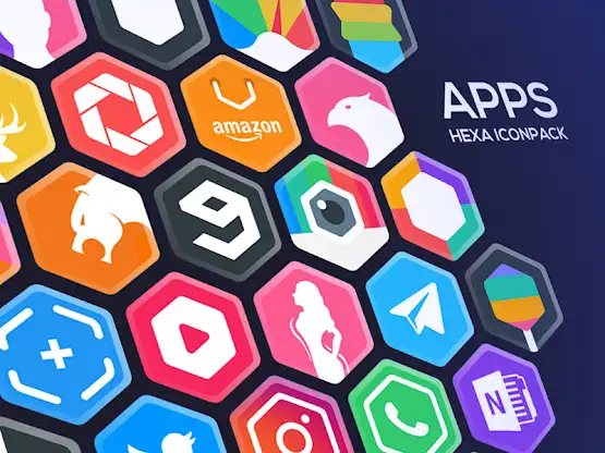 Hexa Icon Pack : Hexagonal screenshot 6