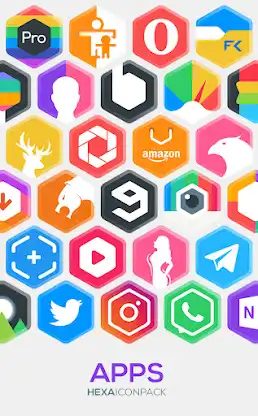 Hexa Icon Pack : Hexagonal screenshot 7