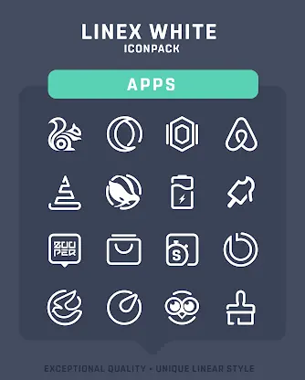 LineX White Icon Pack screenshot 5