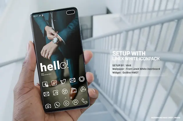 LineX White Icon Pack screenshot 7