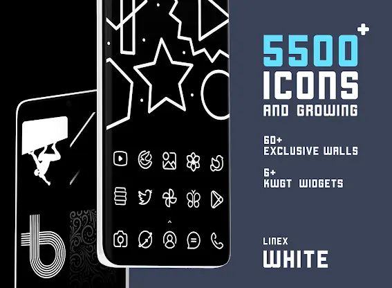 LineX White Icon Pack screenshot 1