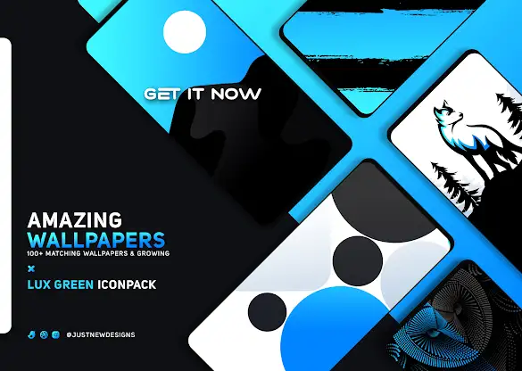 Blue Icon Pack : LuXBlue screenshot 6