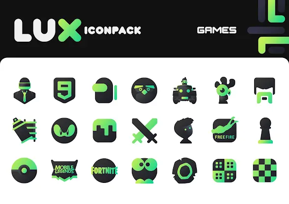 Green Icon Pack : LuX screenshot 6