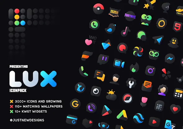 LuX IconPack screenshot 1