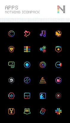Neon : Dots Iconpack screenshot 5
