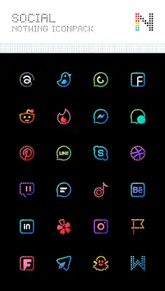 Neon : Dots Iconpack screenshot 3