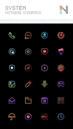 Neon : Dots Iconpack screenshot 2