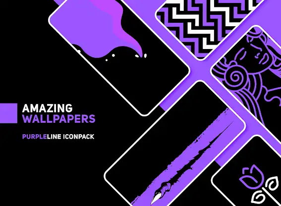 PurpleLine Icon Pack : LineX screenshot 6