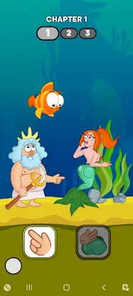Neptune vs Mermaid: Fish Prank screenshot 1
