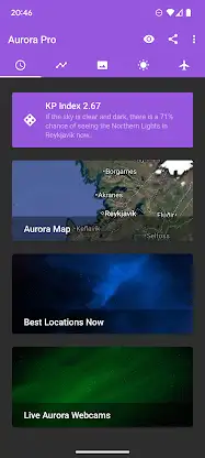 My Aurora Forecast & Alerts screenshot 1