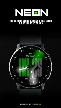 Neon Watchface screenshot 2
