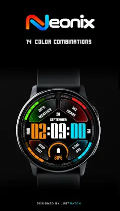 Neonix.Watchface screenshot 3