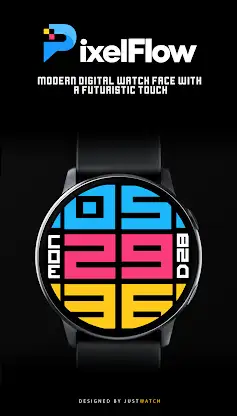PixelFlow Watchface screenshot 2