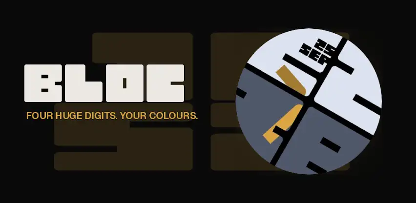 Bloc: Big Digits Watch Face screenshot 3