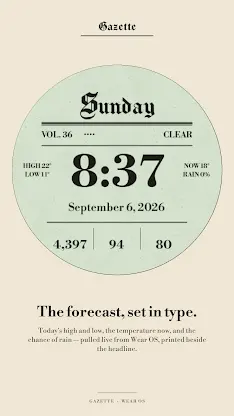 Gazette: Newspaper Watch Face screenshot 7