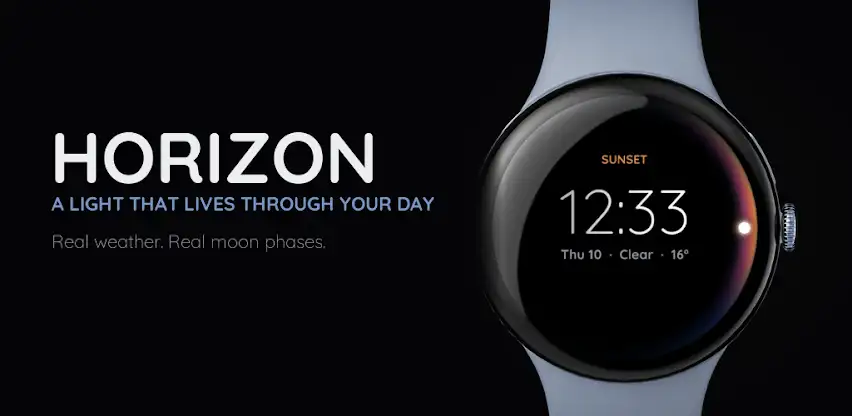 Horizon: Weather Watch Face screenshot 2