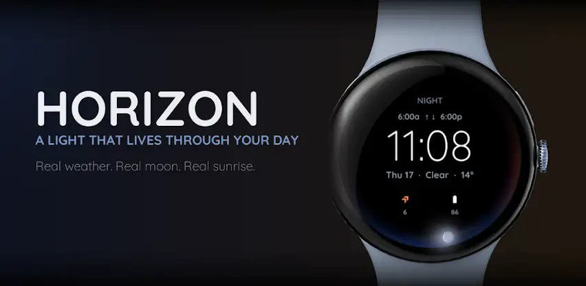 Horizon: Weather Watch Face screenshot 1