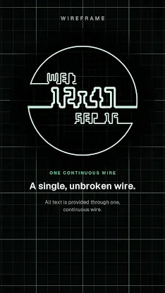 Wireframe: Digital Watch Face screenshot 2