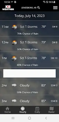 KAIT Region 8 Weather screenshot 2