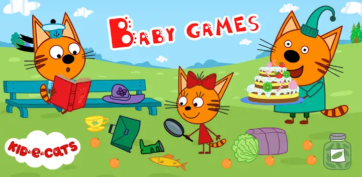 Kid-E-Cats: Mini Games — Android game banner