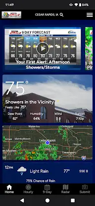 KCRG-TV9 First Alert Weather screenshot 1