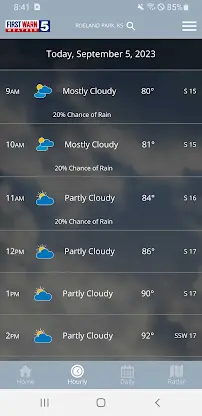 KCTV5 First Warn 5 Weather screenshot 2