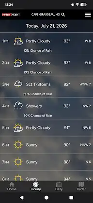 KFVS12 First Alert Weather screenshot 2