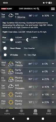 KFVS12 First Alert Weather screenshot 3