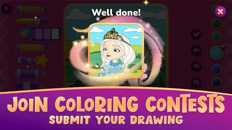 Princess Coloring Games Girls screenshot 3