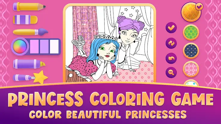 Princess Coloring Games Girls screenshot 1