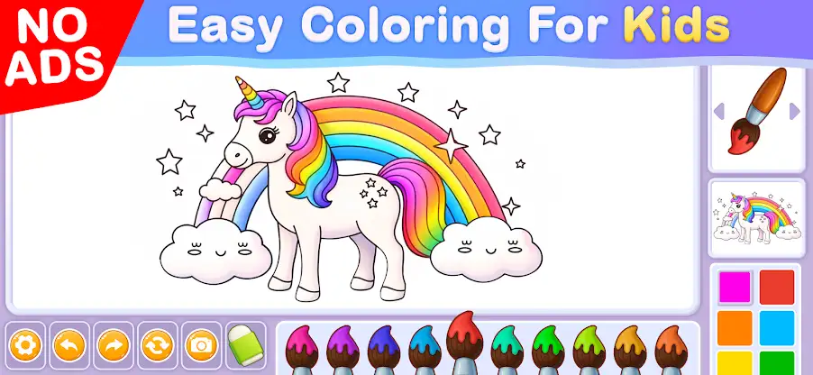 Tiny hands Coloring slate pad screenshot 1