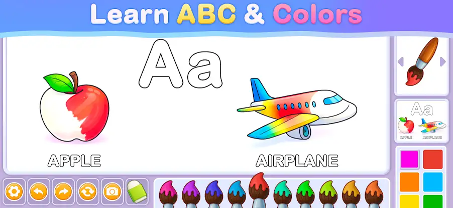 Tiny hands Coloring slate pad screenshot 2