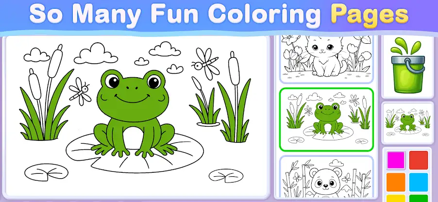 Tiny hands Coloring slate pad screenshot 3
