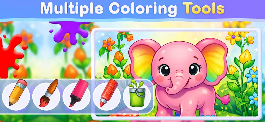 Tiny hands Coloring slate pad screenshot 4