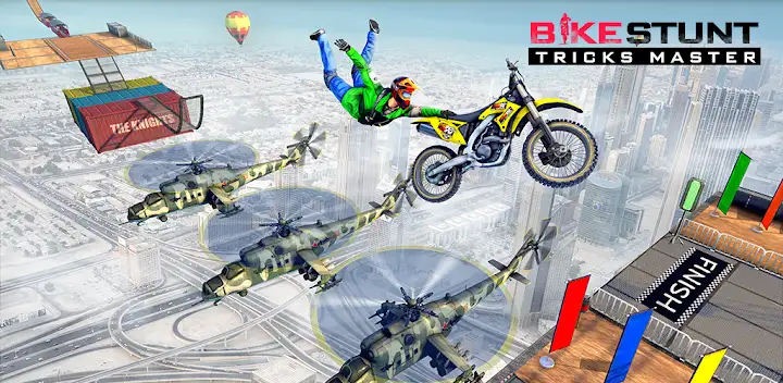 Bike Stunt Game: Tricks Master — Android game banner