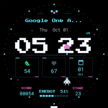 Retro Blitz - Watch Face screenshot 6