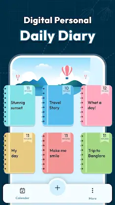 Digital Personal Daily Diary screenshot 1