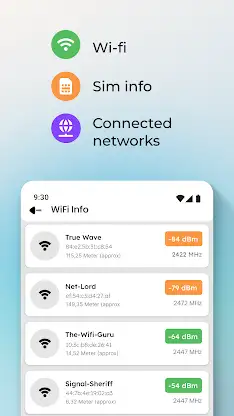 Network Wi-Fi Info & SIM Tools screenshot 2