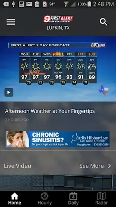 KTRE 9 First Alert Weather screenshot 5