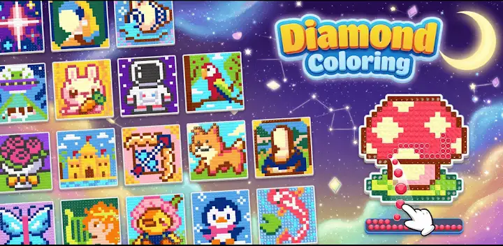 Diamond Coloring: Sort Puzzle — Android game banner