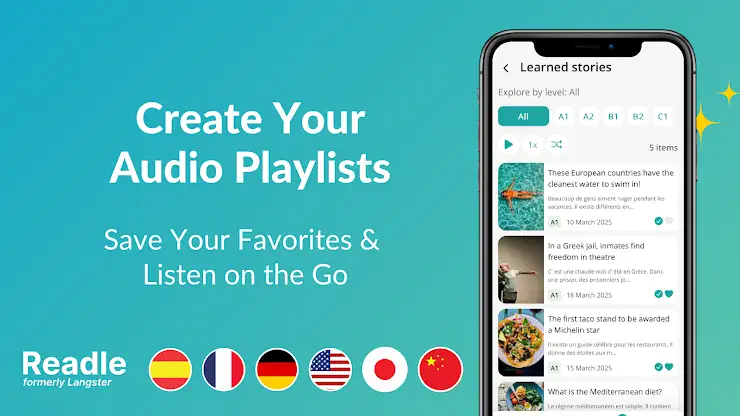 Readle: Learn Languages Daily screenshot 8