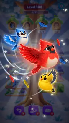 Cozy Bird Sort screenshot 2