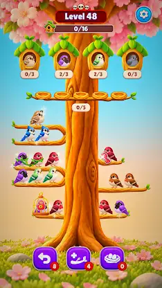 Cozy Bird Sort screenshot 3