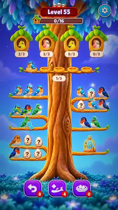 Cozy Bird Sort screenshot 4