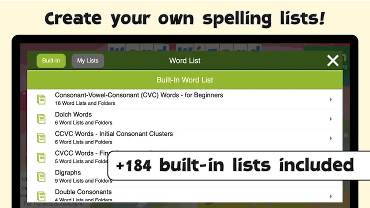 Word Wizard - Spelling Tests screenshot 3