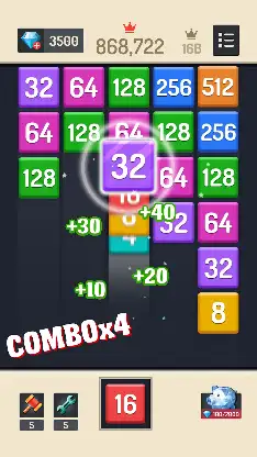 Merge Block - 2048 Puzzle screenshot 3