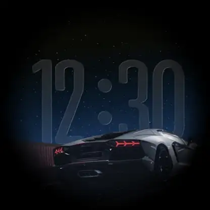 Liquid Glass Watch Face screenshot 1