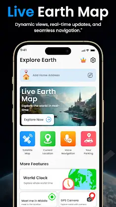 Live Satellite View: Earth Map screenshot 1