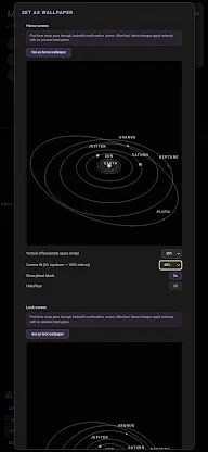 Simple Live Solar System screenshot 5